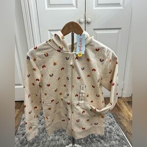 Cat & Jack Zip-Up Fleece Hoodie – Kids Size XL (14) NWT